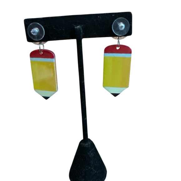 3/$20 Colorful Pencil Earrings - Picture 4 of 7